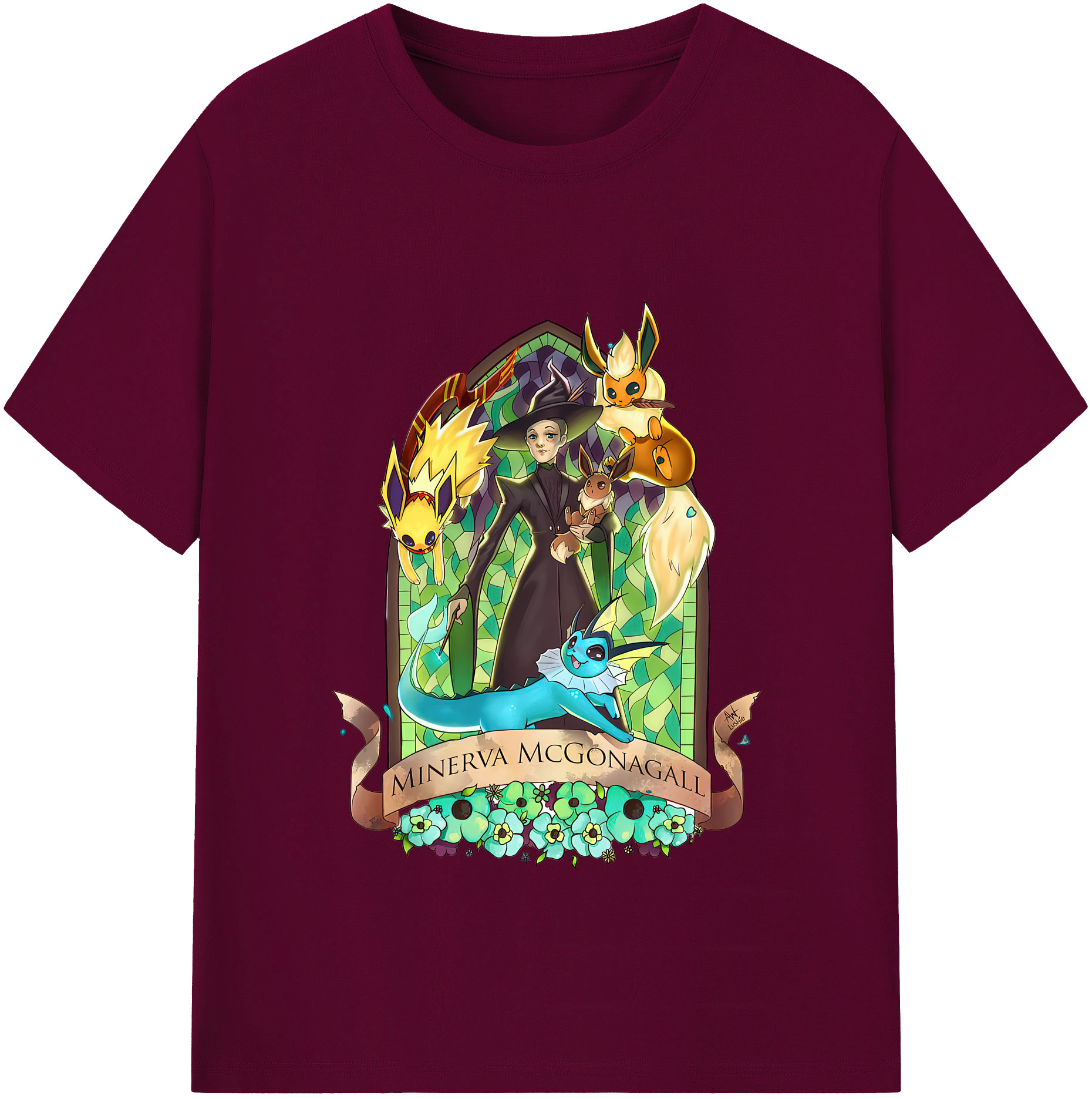 （画像用） Harry Potter ハリー・ポッターシリーズ レディースカジュアルプリントTシャツ（綿100％）